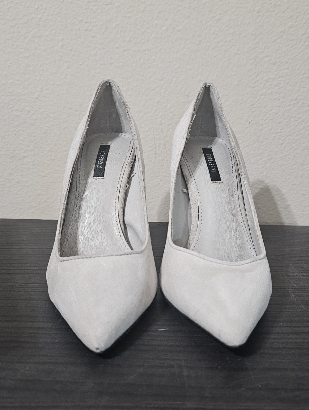 Forever 21 Elegant Cream Heels